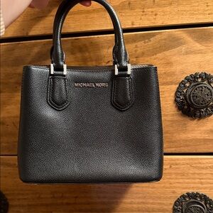 Michael Kors Adele MD Leather Messenger Bag